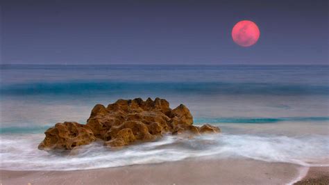 🔥 [40+] Moon Over Ocean Wallpapers | WallpaperSafari