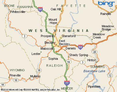 Where is East Beckley, West Virginia? see area map & more