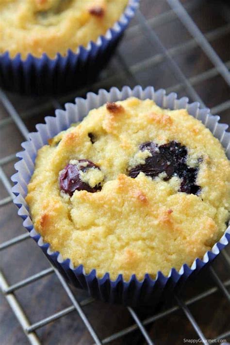 Almond Flour Blueberry Muffins Recipe - Snappy Gourmet