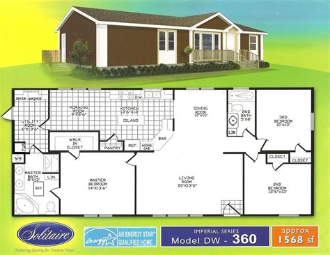 2001 Skyline Mobile Home Floor Plans - floorplans.click