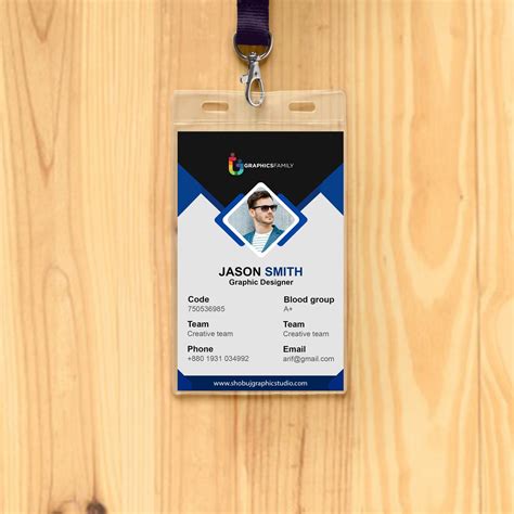 Creative id cards designs id card design template psd free download ...