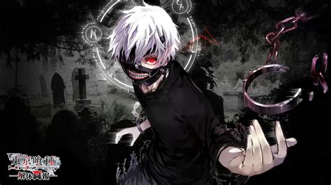 Ken Kaneki With a Mask On Live Wallpaper