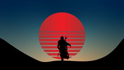 The Mandalorian Star Wars Minimal 4k Wallpaper,HD Tv Shows Wallpapers ...