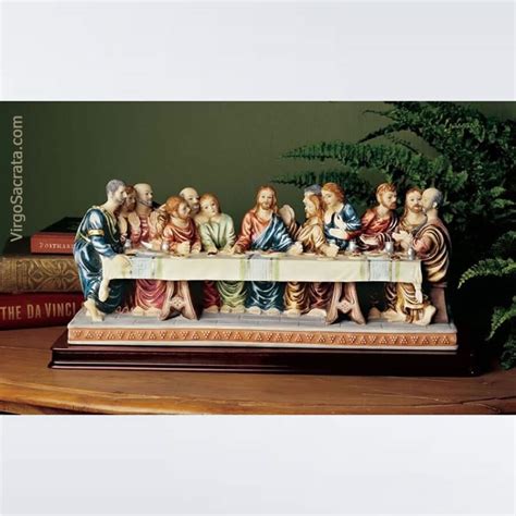 The Last Supper Figurines Sculpture Statuette (Leonardo Da Vinci Replica)