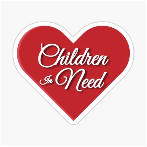 "Children in Need" Sticker for Sale by davidstephanus | Redbubble