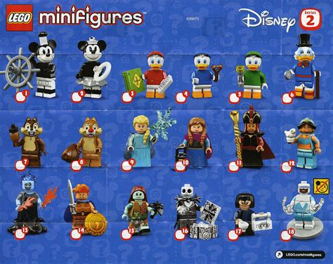 DeToyz: LEGO Disney CMF Series 2 Box Distribution Revealed