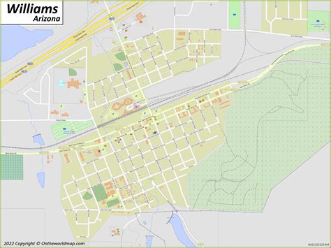 Williams Map | Arizona, U.S. | Discover Williams with Detailed Maps