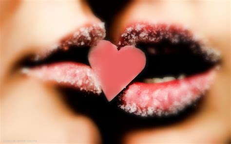 love romantic sweet lips kissing kiss sugar heart hd widescreen ...