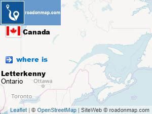 Where is Letterkenny , Ontario Canada