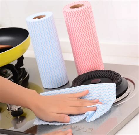 2rolls Environment Friendly Disposable Cloth Kitchen Cleaning Non woven ...