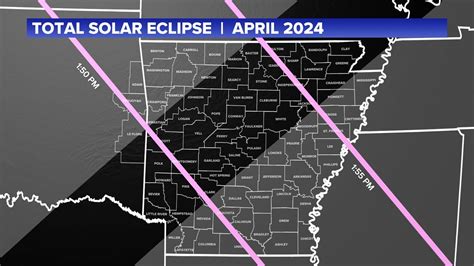 Total Solar Eclipse 2024 Path Map Arkansas Tech - Anny Tressa