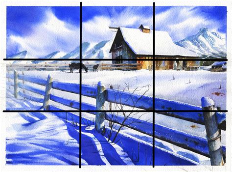 How to Use the Rule of Thirds in Painting Composition - FeltMagnet