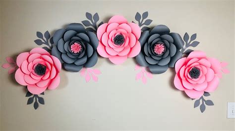 Diy Paper Flower Wall Decor Step By | Shelly Lighting