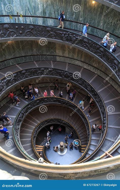 Stairs at Vatican Museum editorial photography. Image of italy - 67273267