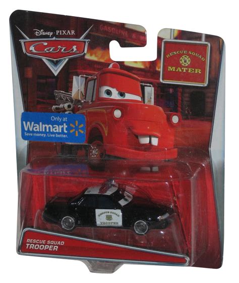 Disney Pixar Cars Movie Rescue Mater Squad Trooper Toy Car - Walmart.com