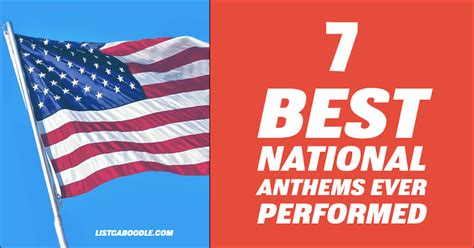 7 Best National Anthems Ever Performed - Whitney, Marvin, Etc.