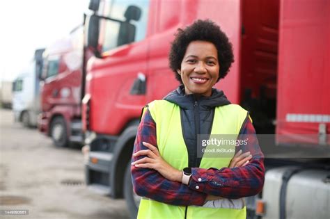 Truck Driver In A Reflective Vest High-Res Stock Photo - Getty Images