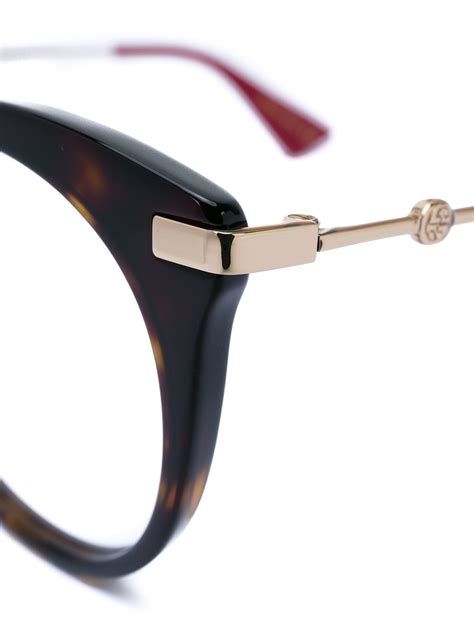 Gucci Eyewear Cat Eye Glasses - Farfetch