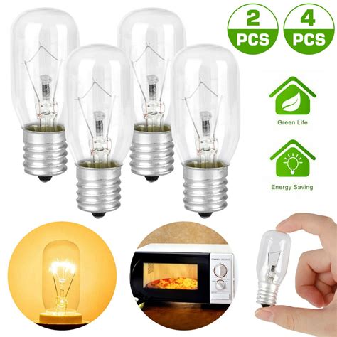 4/2Pcs 40 Watt Appliance Light Bulb, Light Bulb for Whirlpool Microwave ...