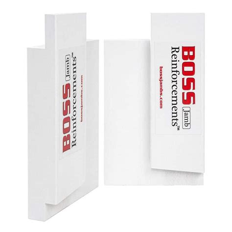 BOSS-Rx 1-1/4 in. x 4-9/16 in. x 8 in. PVC Jamb Moulding Door Frame Rot ...