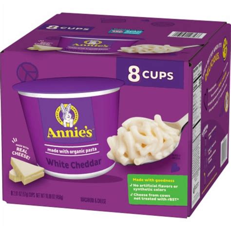 Annie’s Organic White Cheddar Microwave Mac N Cheese Macaroni and ...