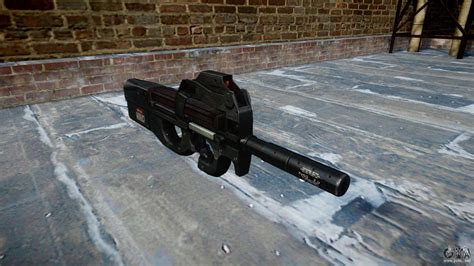 Gun Fabrique Nationale P90 to avoid being silenced for GTA 4