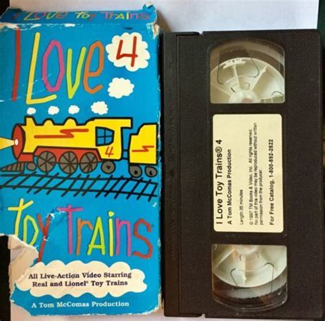 i love toy trains vhs - life magic