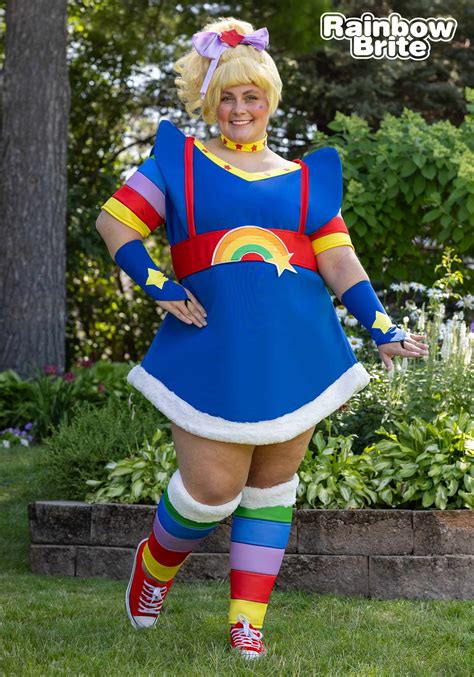 Women's Plus Size Rainbow Brite Costume - $59.99 - $69.99