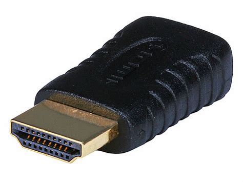 Monoprice HDMI Connector Male to HDMI Mini Connector Female Adapter ...