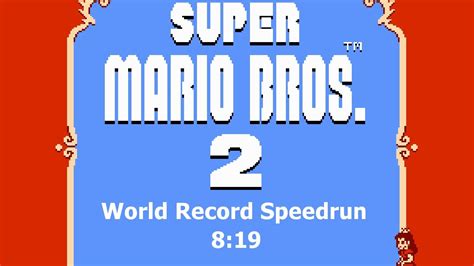 Super Mario Bros. 2 Speedrun in 8:19 [OBSOLETE] - YouTube