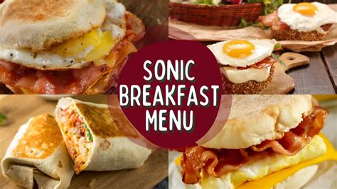 Sonic Breakfast Menu with Prices 2023