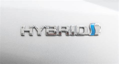 Toyota Hybrid logo editorial stock photo. Image of electric - 181289713