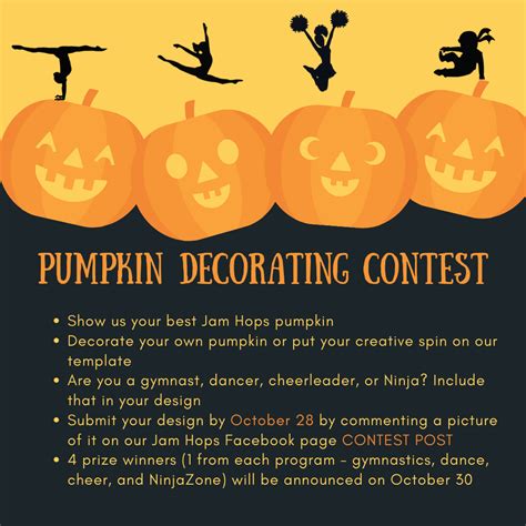 Jam Hops Pumpkin Decorating Contest | Pumpkin decorating contest ...