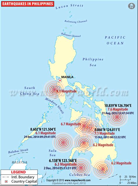 Earthquake Prone Areas In The Philippines