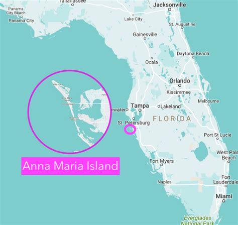 Santa Maria Island Florida Map - Palm Beach Map