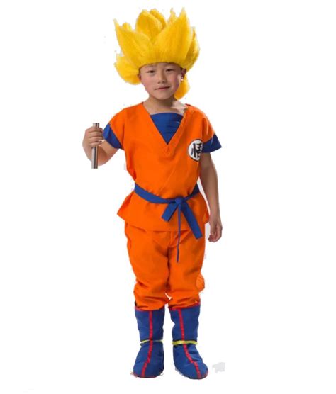 Japanese Children's Halloween Anime Dragon Ball Z Monkey Cosplay ...