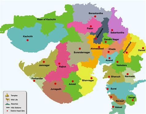 Gujarat Tourist Maps Gujarat Travel Maps Gujarat Google Maps Free ...