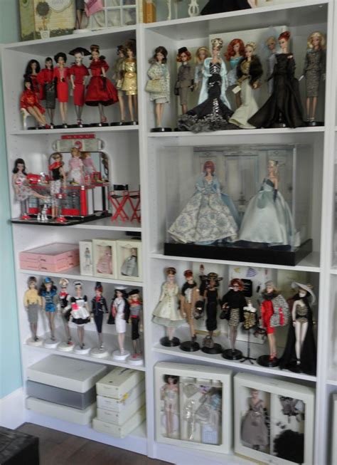 Barbie Room Display Shelving | Barbie room, Vintage barbie clothes ...