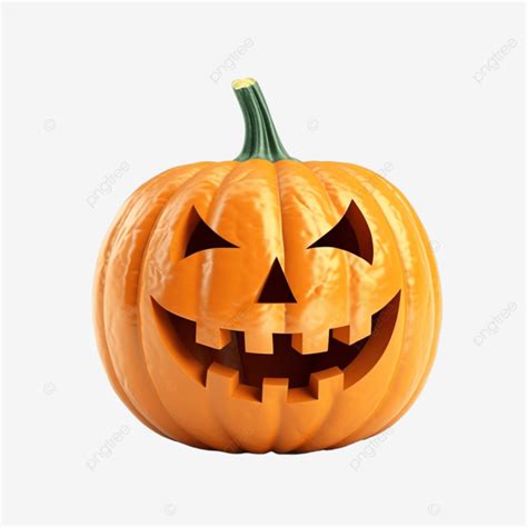 Pumpkin For Halloween With A Funny Smiling Face Jack O Lantern ...