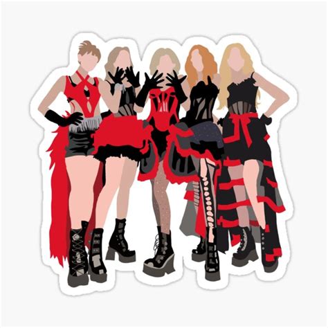 "(G)I-DLE Nxde Digital Illustration" Sticker for Sale by Jewelsm13 ...