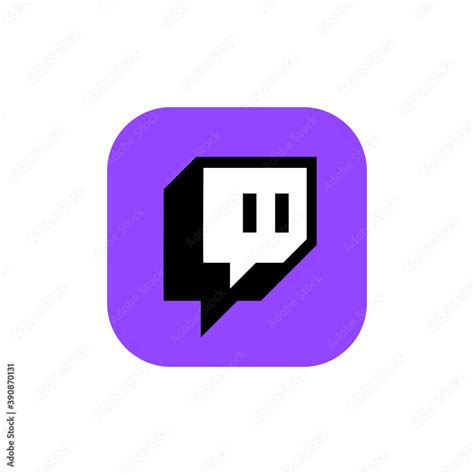 Twitch logo vector Stock Vector | Adobe Stock