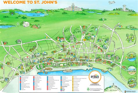 St. John's tourist map - Ontheworldmap.com