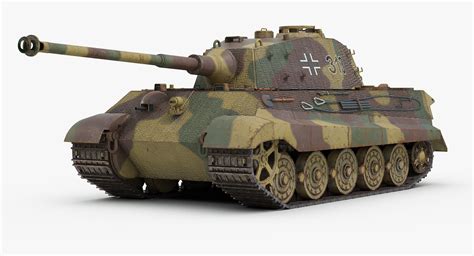 Ww2 german tiger 2 tank 3D model - TurboSquid 1231505