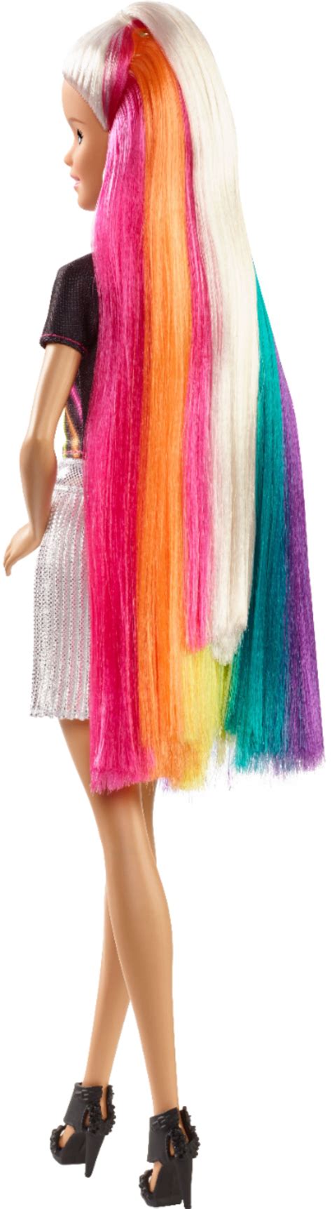 Best Buy: Barbie Rainbow Sparkle Hair Doll FXN95