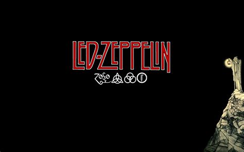 HD Wallpaper of Led Zeppelin: A Tribute to Iconic Music