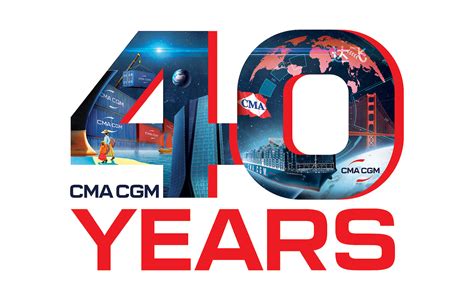 Port of Hamburg | CMA CGM unveils the logo of its 40th anniversary