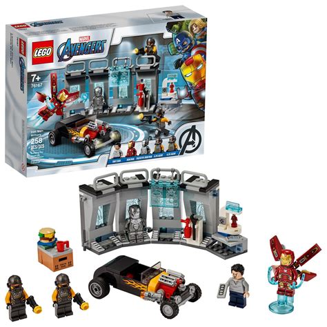 LEGO Marvel Avengers Iron Man Armory 76167 Toy Building Kit (258 Pieces ...