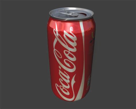 coca cola can 3D Model in Beverage 3DExport