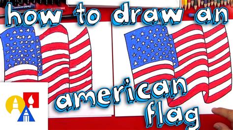 How To Draw The American Flag | Doovi