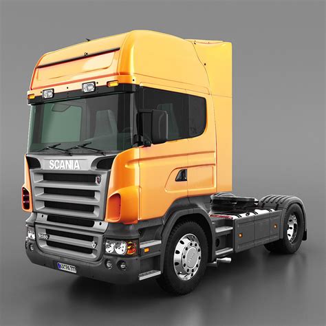 Scania R580 truck 3D model | CGTrader